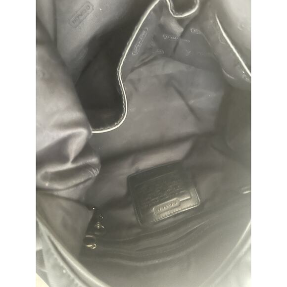 Coach Neoprene Black Hobo Shoulder Bag Style 7422 - Picture 6 of 8